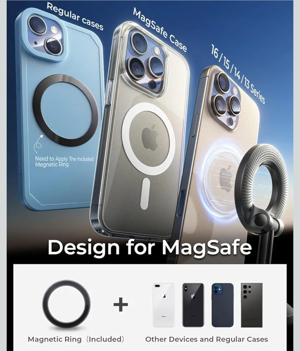 K007-360° Magnetic Vacuum Phone Holder
