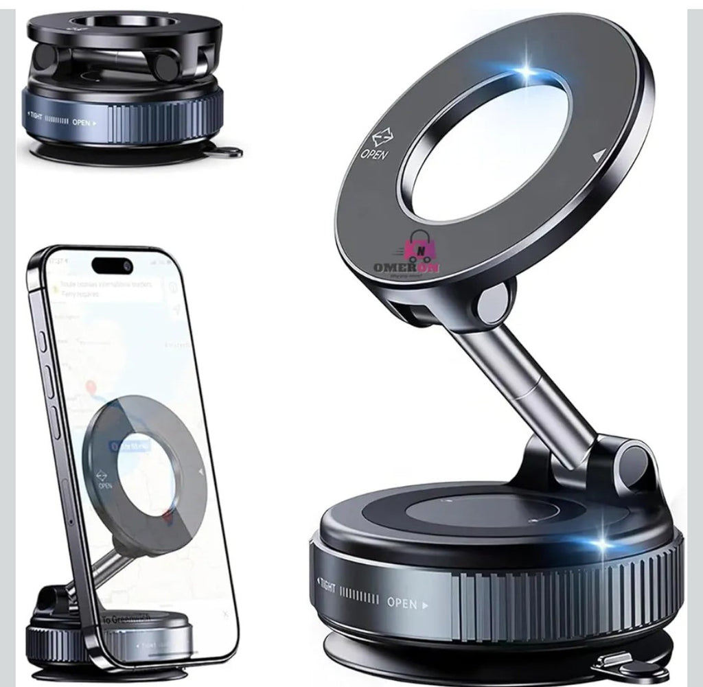 K007-360° Magnetic Vacuum Phone Holder
