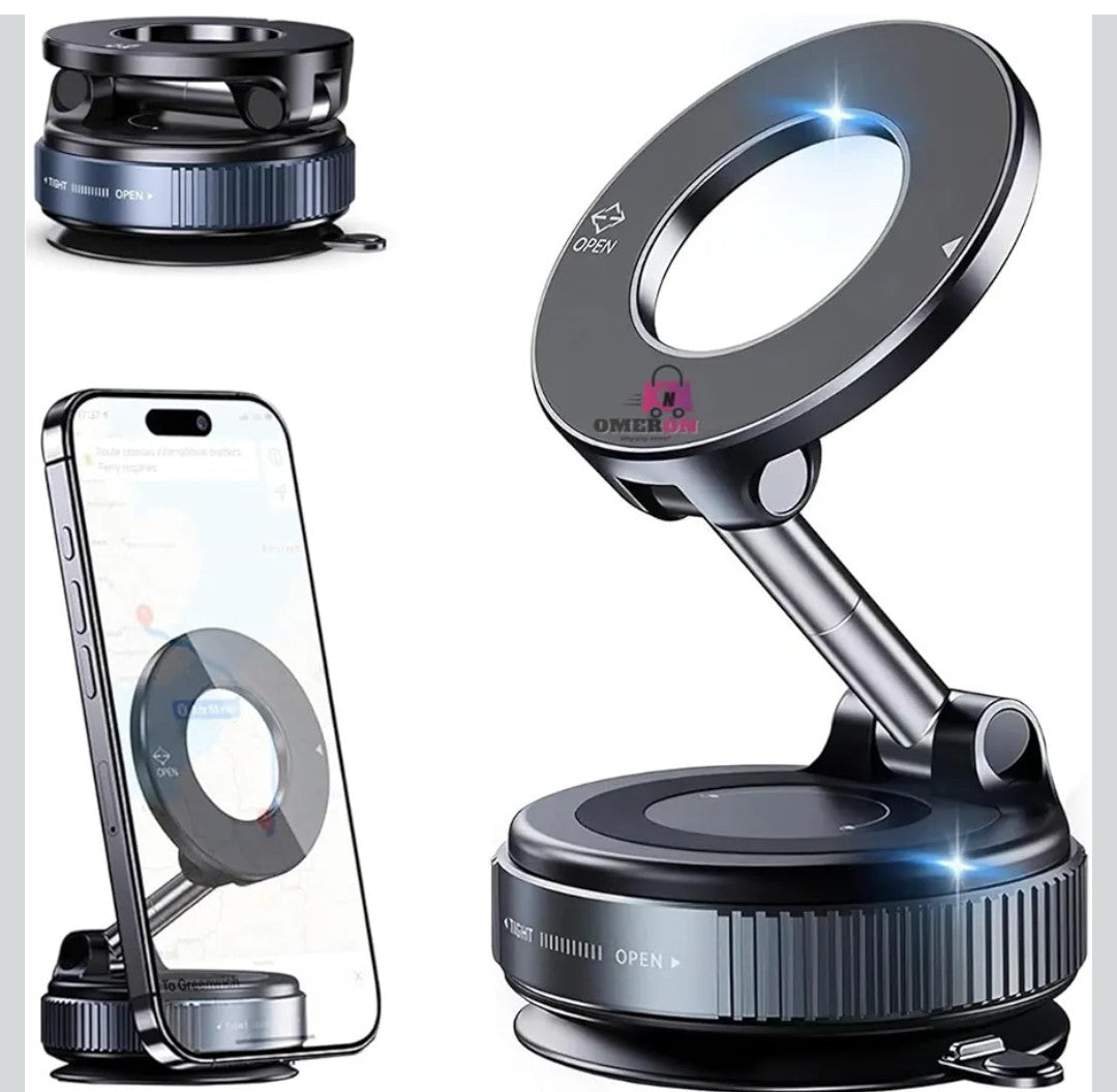 K007-360° Magnetic Vacuum Phone Holder
